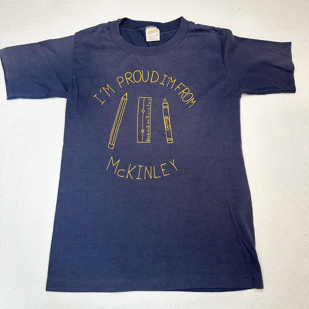 Vintage I'm Proud I'm From McKinley Single Stitch Tee
